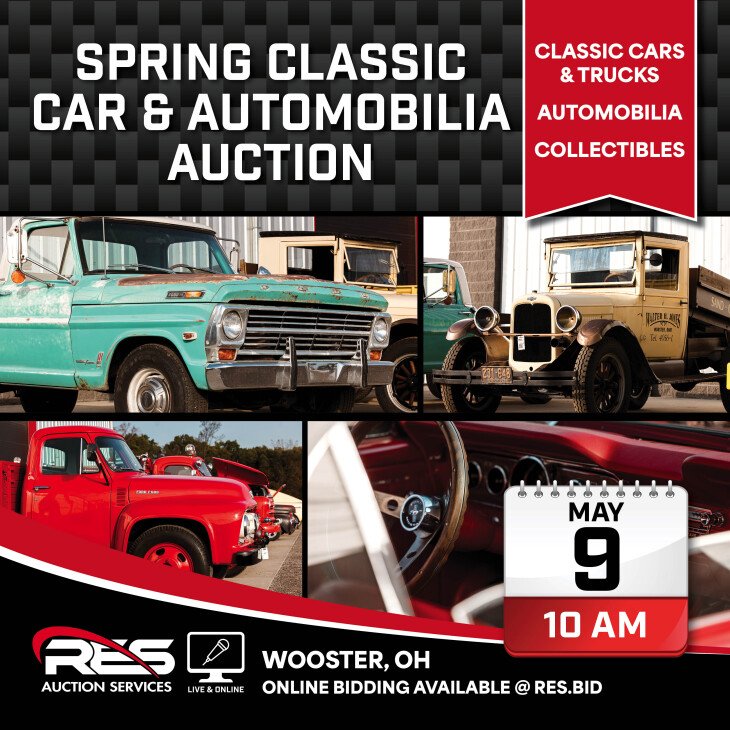 Spring Classic Car & Automobilia Auction - Live with Online Bidding