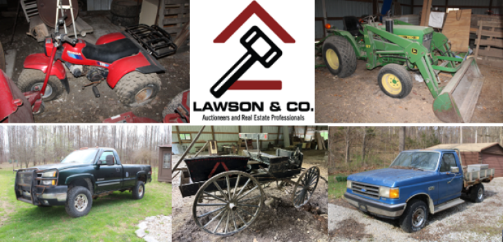 LIVE PUBLIC AUCTION - TRUCKS – FARM EQUIPMENT – FURNITURE – COINS