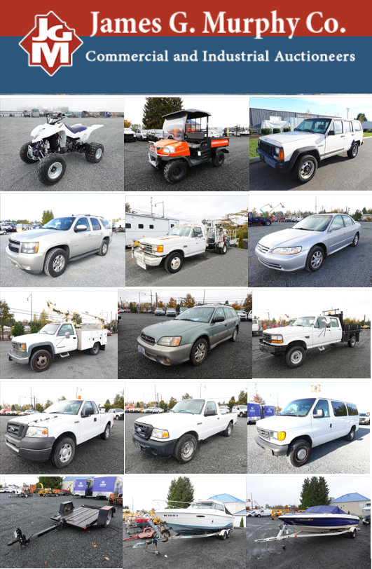 MARYSVILLE HEAVY EQUIPMENT, CONTRACTORS EQUIPMENT & VEHICLES - ONLINE AUCTION