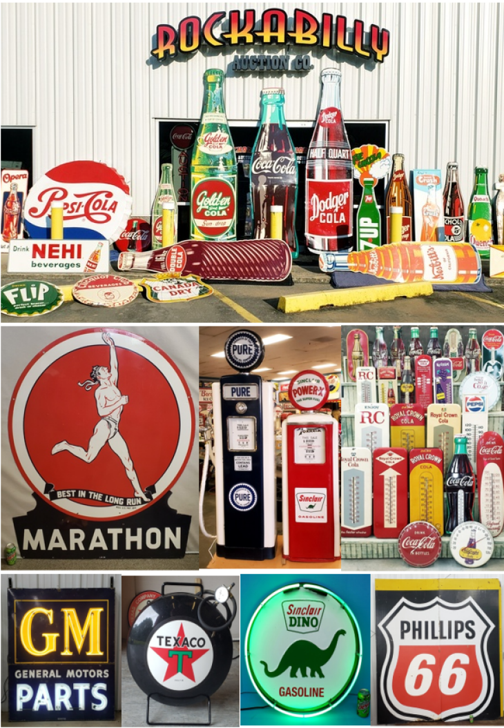 Fall Advertising, Americana, & Nostalgia - Live Auction with Online Bidding