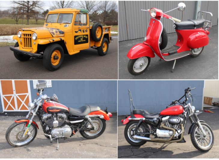Classic Vehicles & Motorcycles - Up For Auction - Online Only