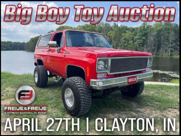 ANNUAL BIG BOY TOY AUCTION - Live & Online