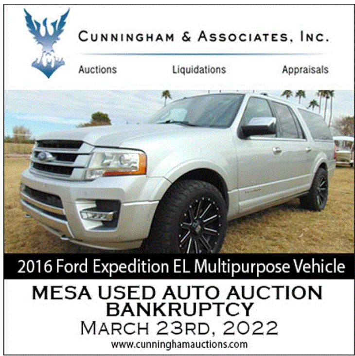 Cunningham & Associates - Mesa Used Auction