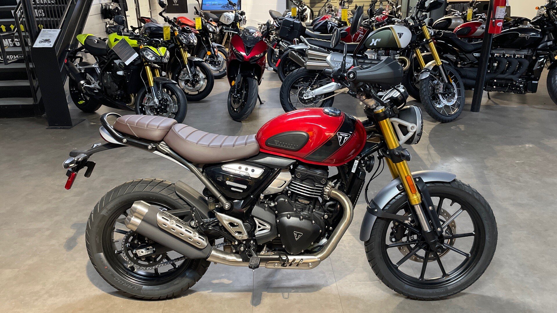 New 2025 Triumph Scrambler 400 X