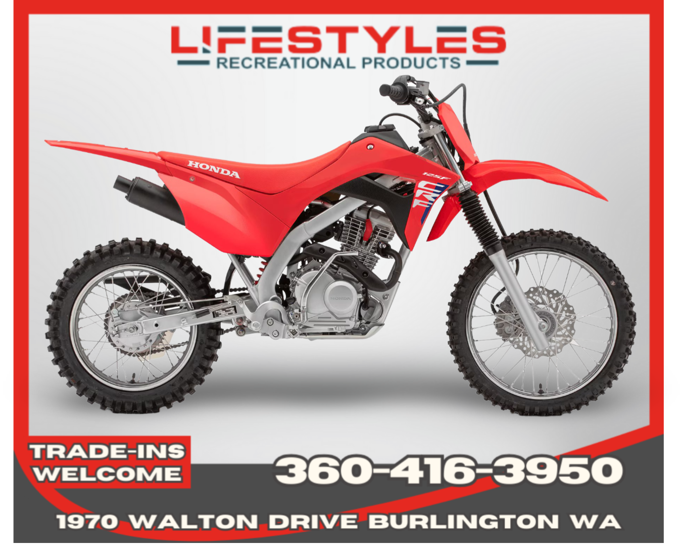 New 2025 Honda CRF125F
