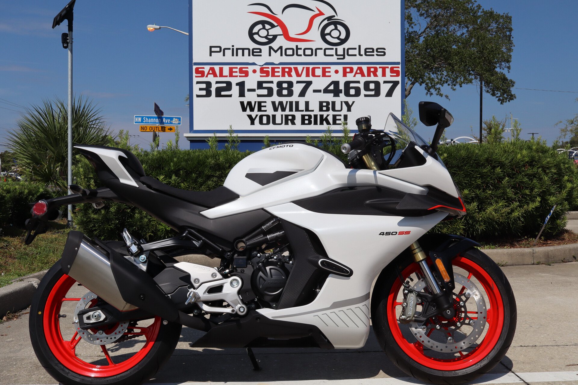 New 2025 CFMoto 450SS