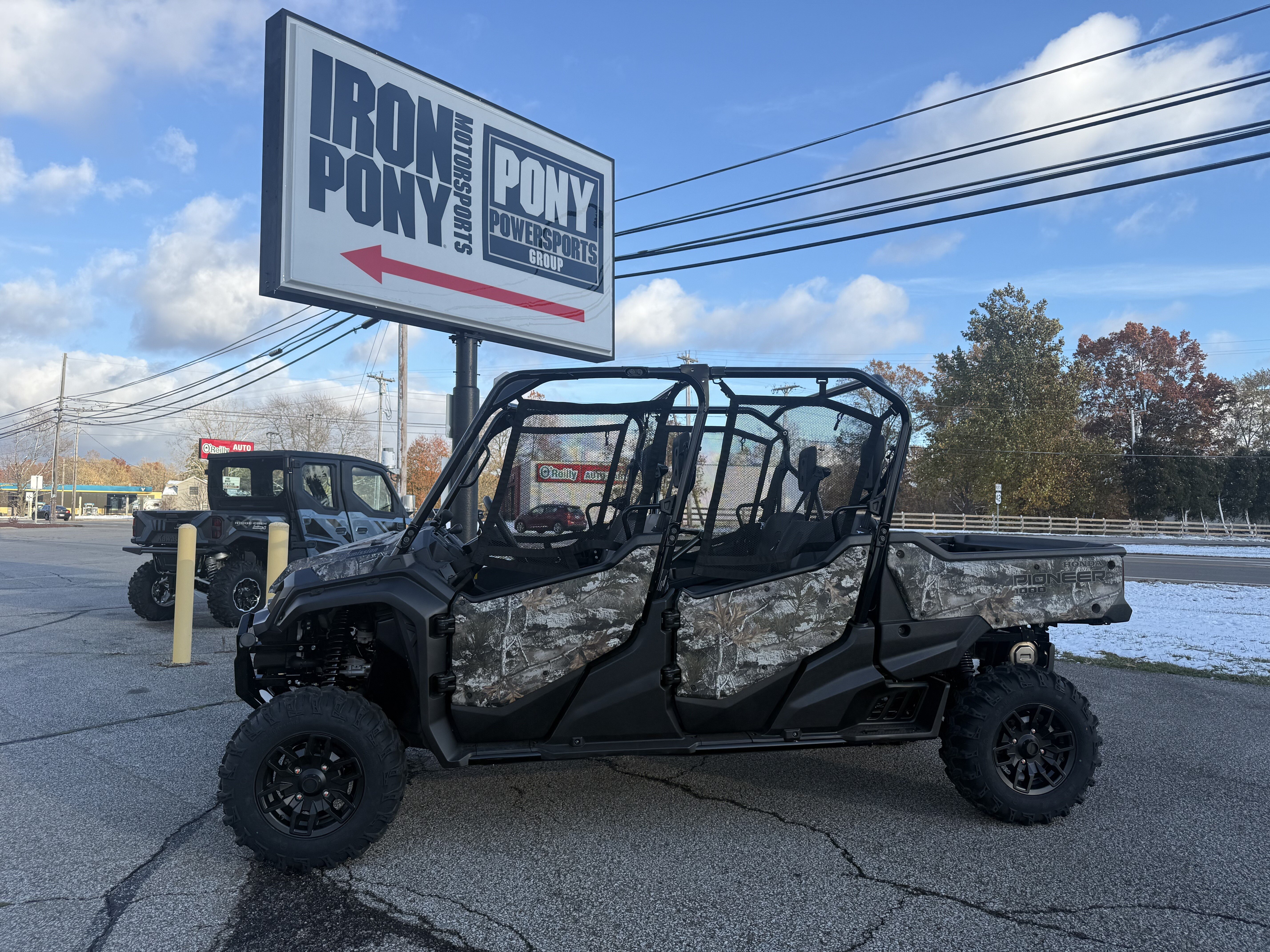 New 2025 Honda Pioneer 1000 6 Deluxe Crew