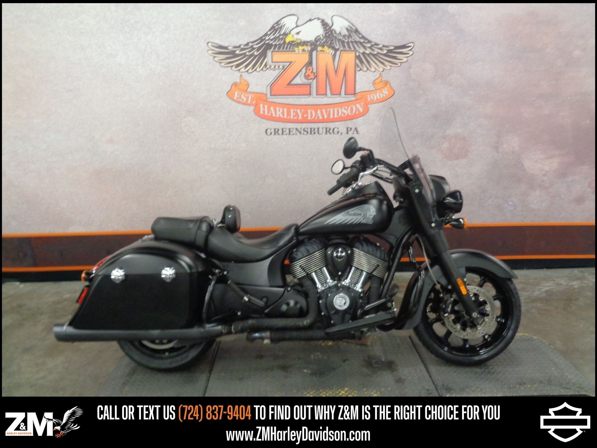 2018 Indian Springfield Dark Horse