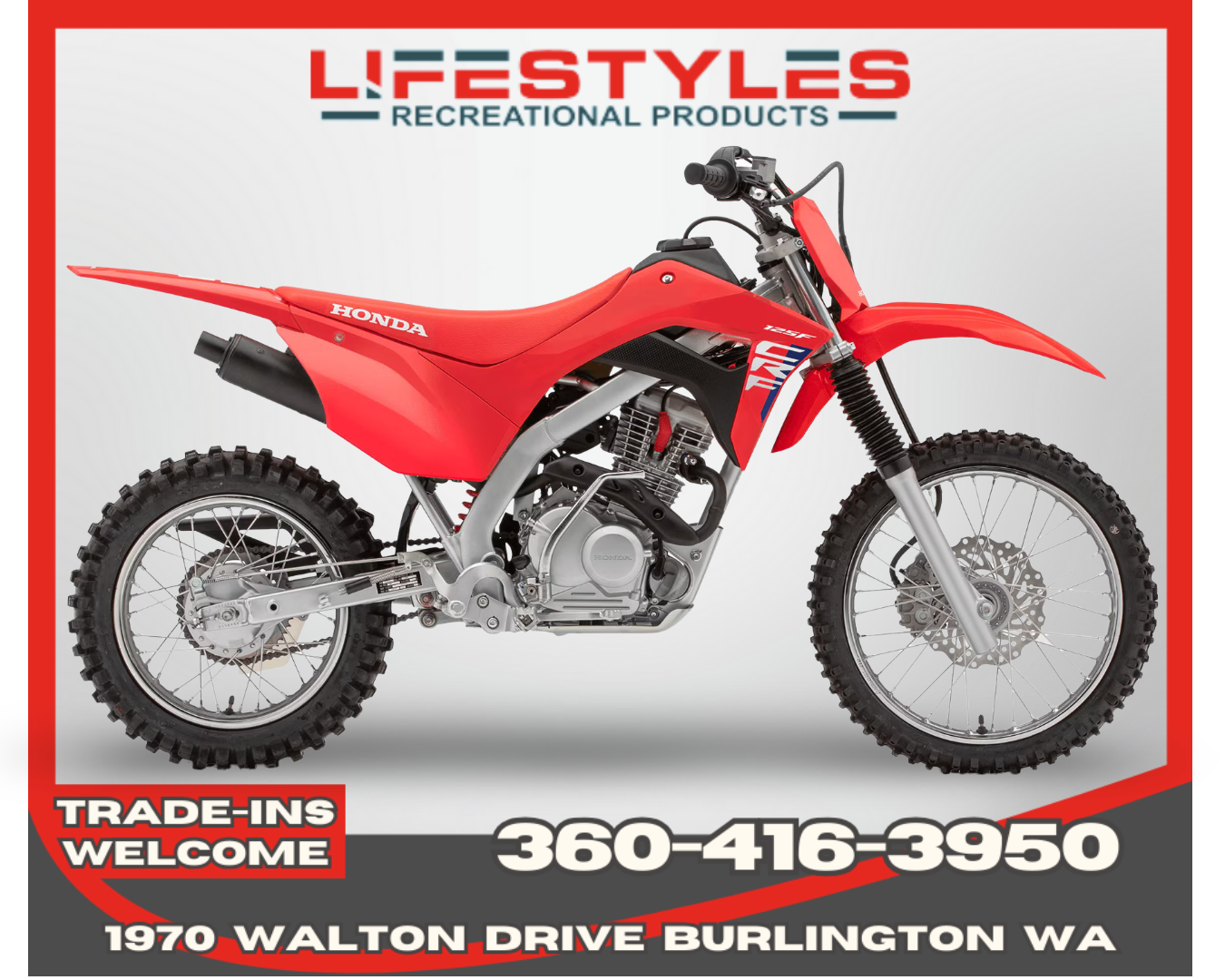 New 2025 Honda CRF125F