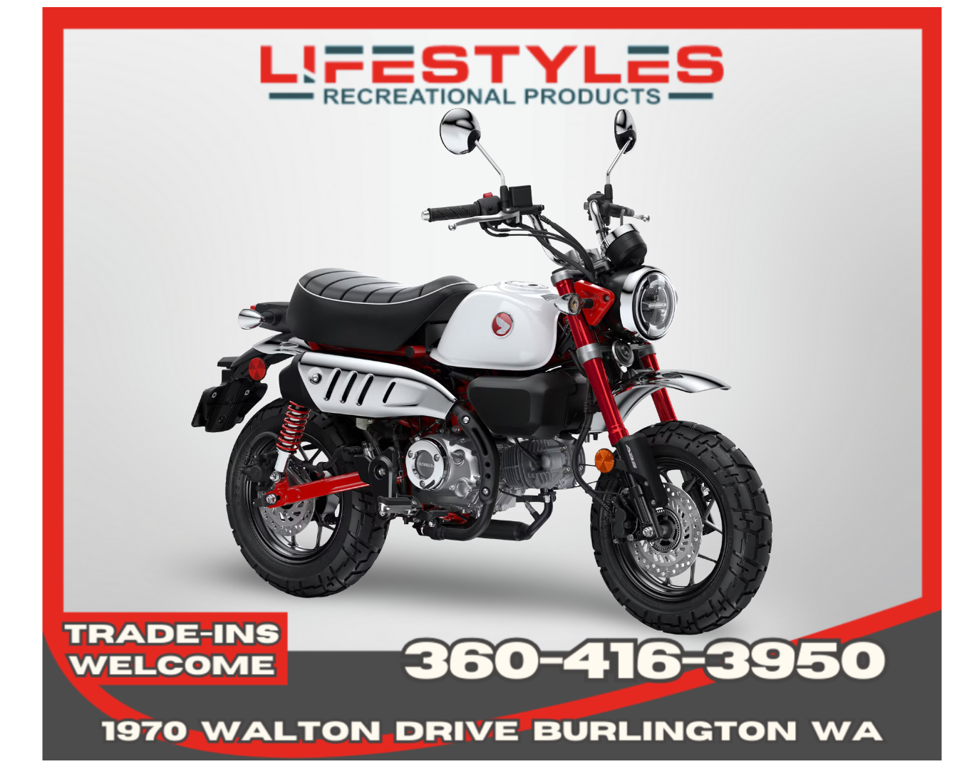 New 2025 Honda Monkey ABS