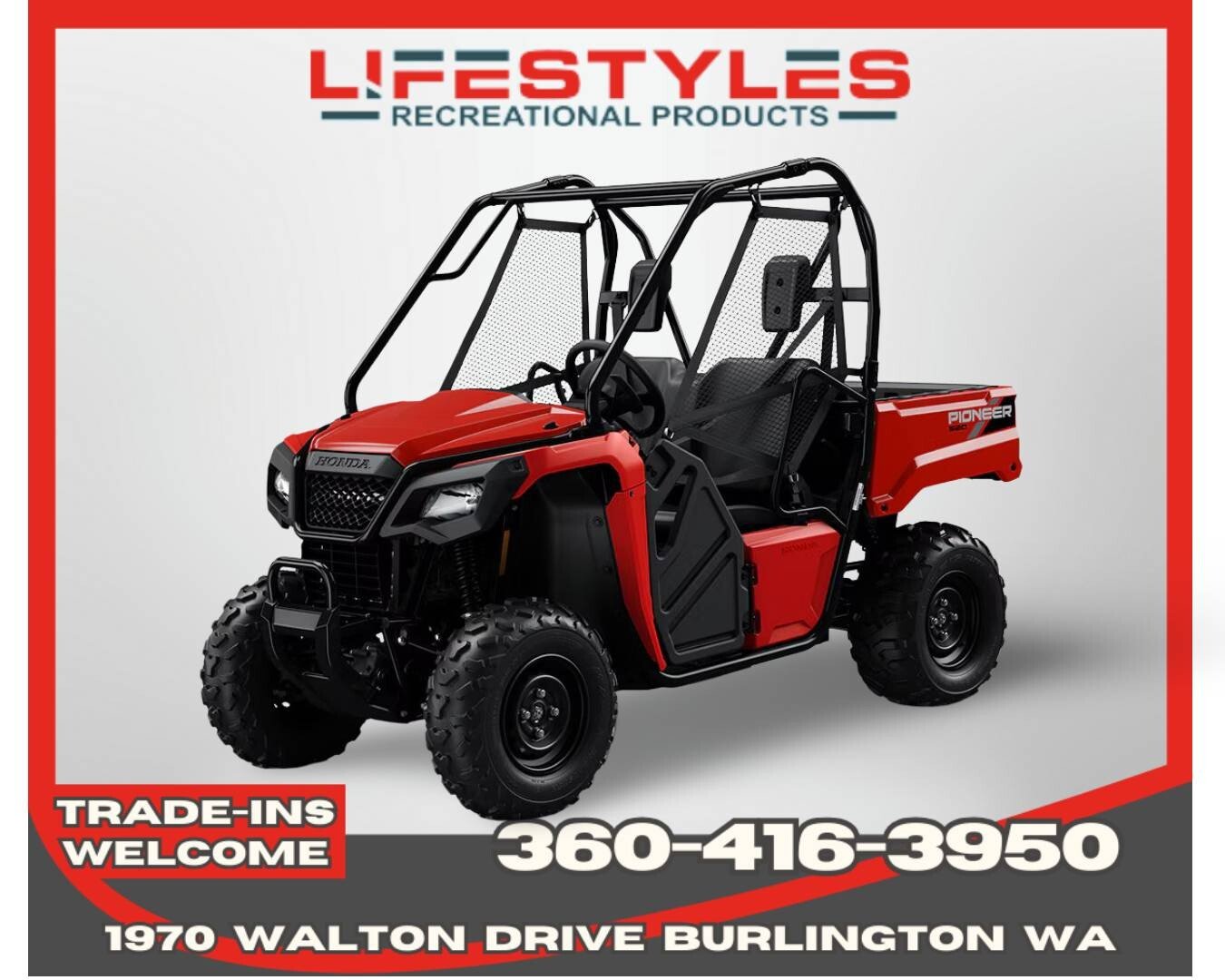 New 2026 Honda Pioneer 520